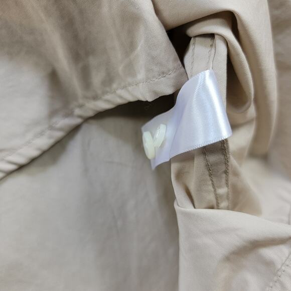 Thomas Mason x Todd Snyder Button Up Dress Shirt size 18.5 Cream - Picture 10 of 11